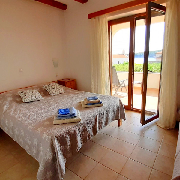 Bedrooms, Apartment MariLavanda Rab, Apartment MariLavanda for 2 to 4 people near the beach. Rab Island, Barbat - Croatia Barbat na Rabu